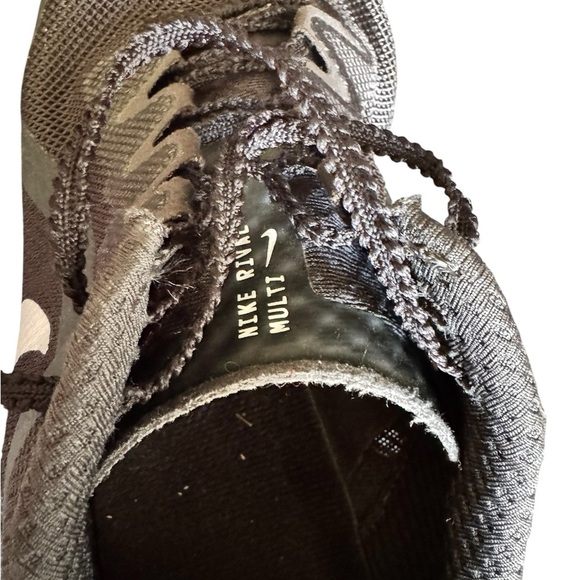 Nike Black and Green Rival Multi Athletic Cleats Men’s 9.5 - Picture 6 of 7